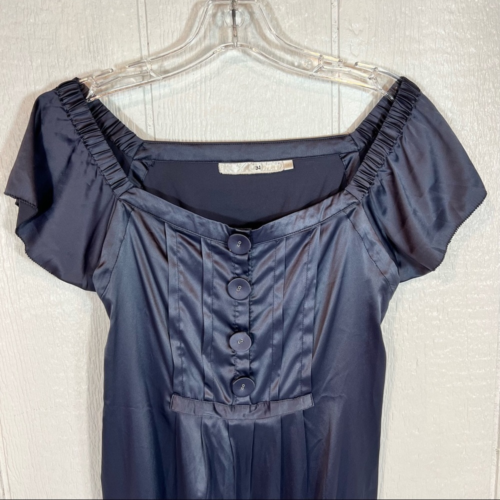 3.1 Philip Lim Purple Gray Silk Cocktail Dress - Picture 4 of 9